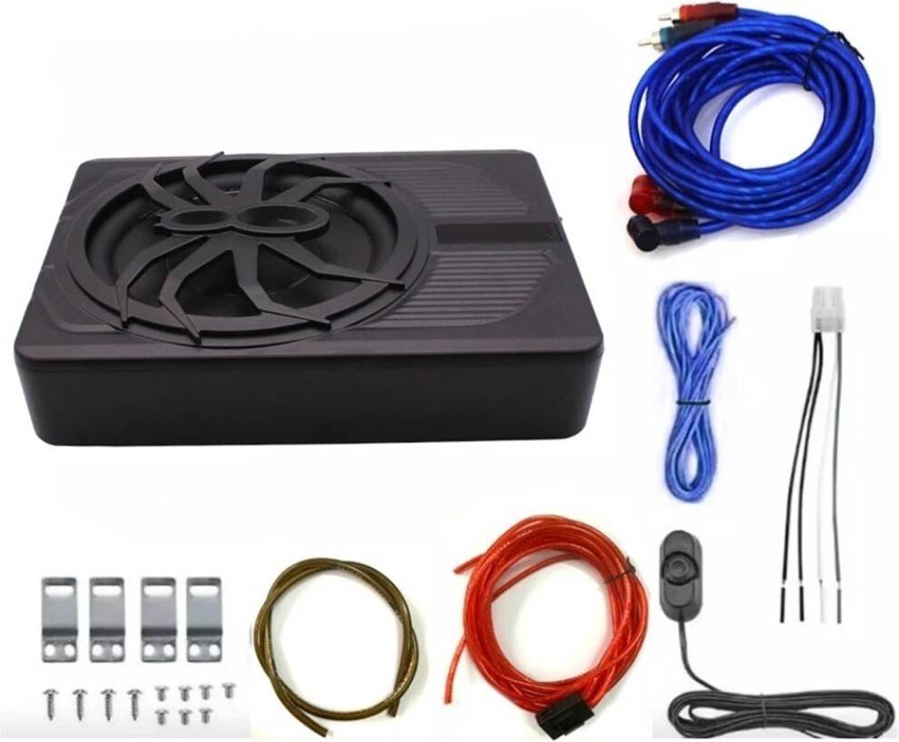 Underseat subwoofer 120W Ultraflat Speaker Auto Audio System