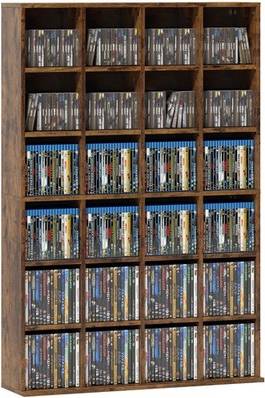 Homcom Dvd Cd Media Storage Rack