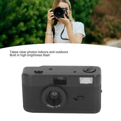 35mm Retro Film Camera Built In Flash