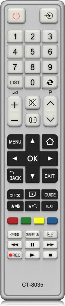 CT-8035 Replacement Remote Control
