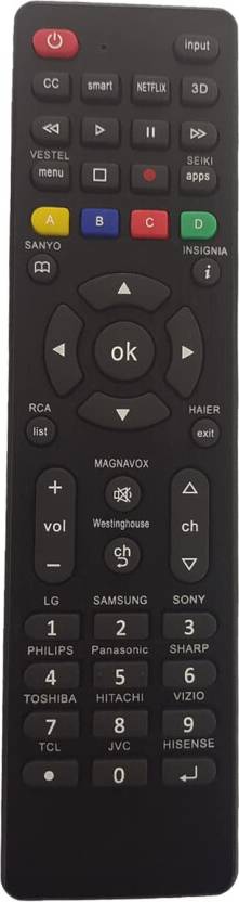 ABS Universal Remote with Comprehensive Functionality