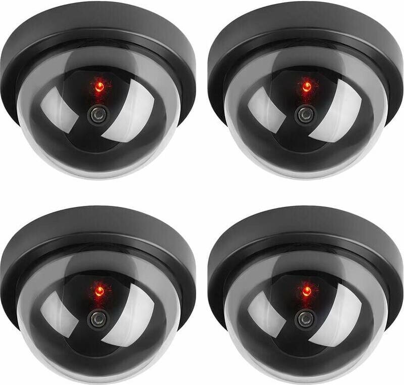 Battery operated security cameras Security CCTV Dome Camera Red LED Light