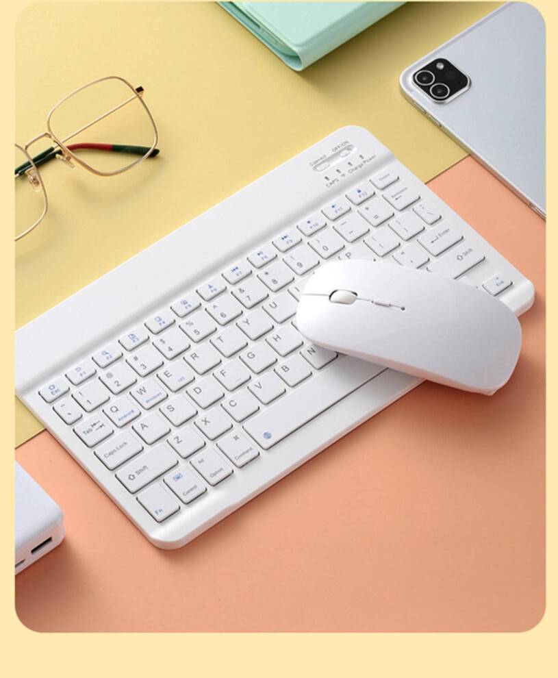 NB 10-Inch Ultra-Thin Mini Bluetooth Keyboard Mouse