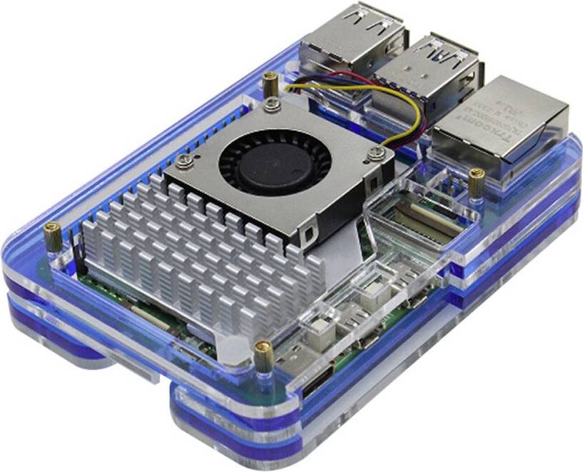 Raspberry pi 5 Acryl Behuizing Aluminium Koelblok Raspberry Pi 5