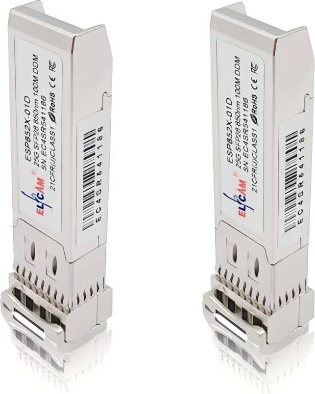Elfcam 25G SFP28 SR Transceiver Module Set