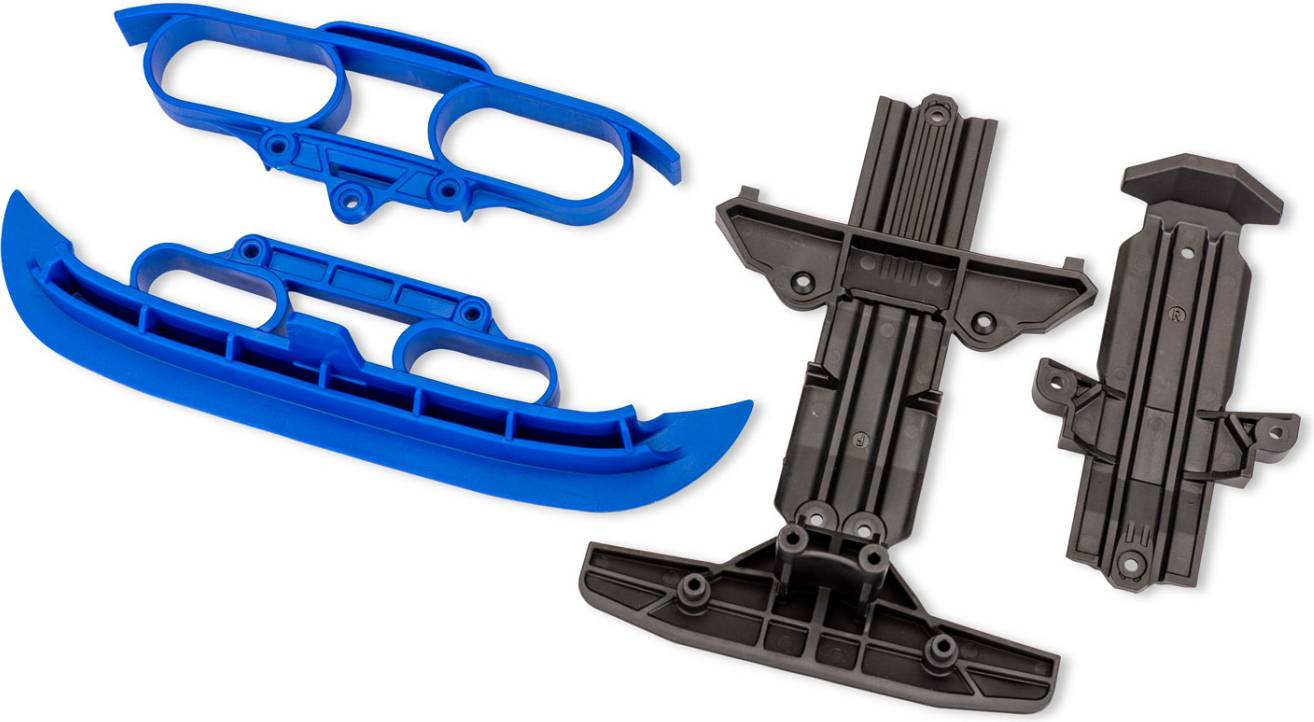 Traxxas Front Rear Bumper Blue Mini Rally