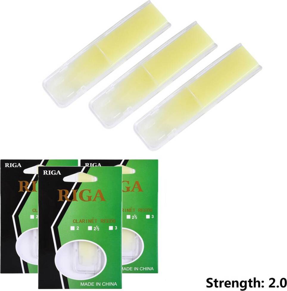 3PCS Clarinet Reeds - Strength 2.0