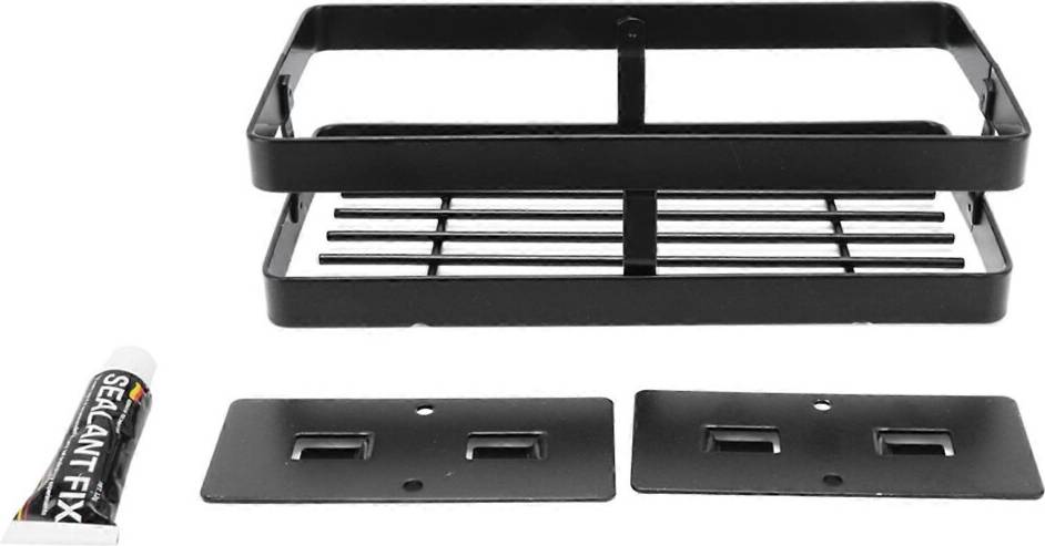 Kikidex Black Multifunctional Kitchen Seasoning Rack