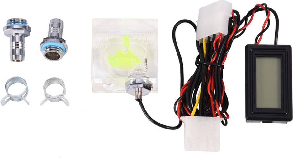 3 Way Flow Meter Digital Thermometer