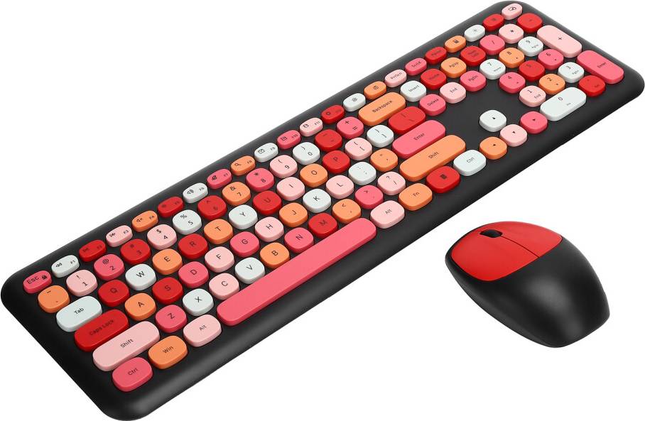 Wireless Keyboard Mouse Set 2.4G 110 Keys
