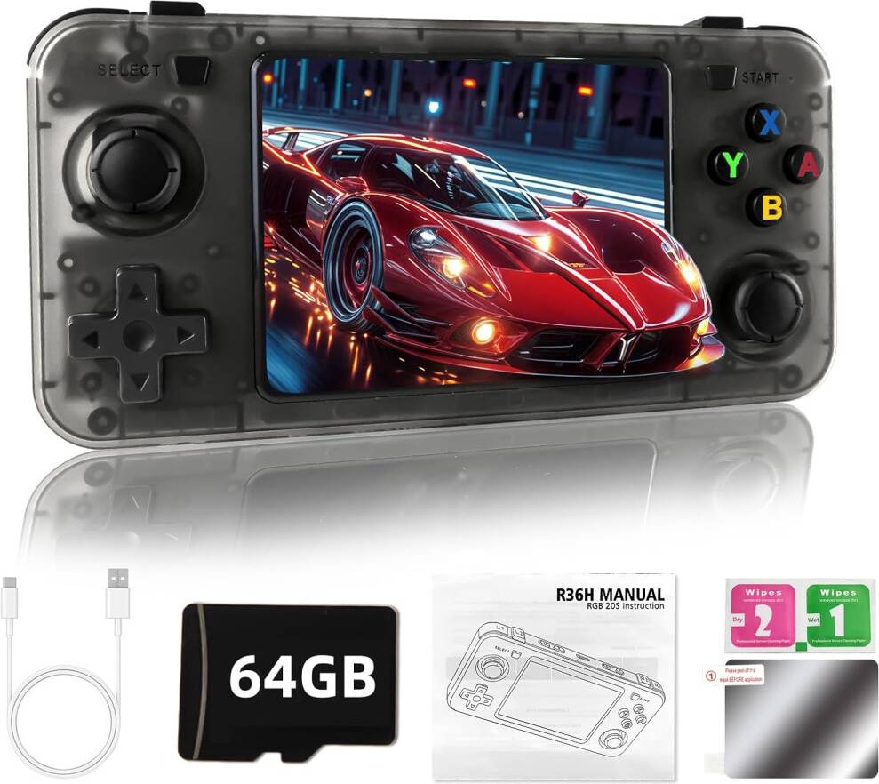 Five Leaf R36H Retro Handheld Game Console