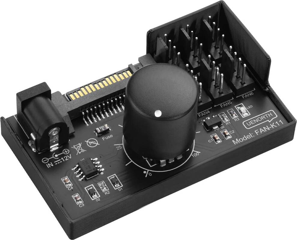 4-Pin PWM Fan Controller Hub 60W