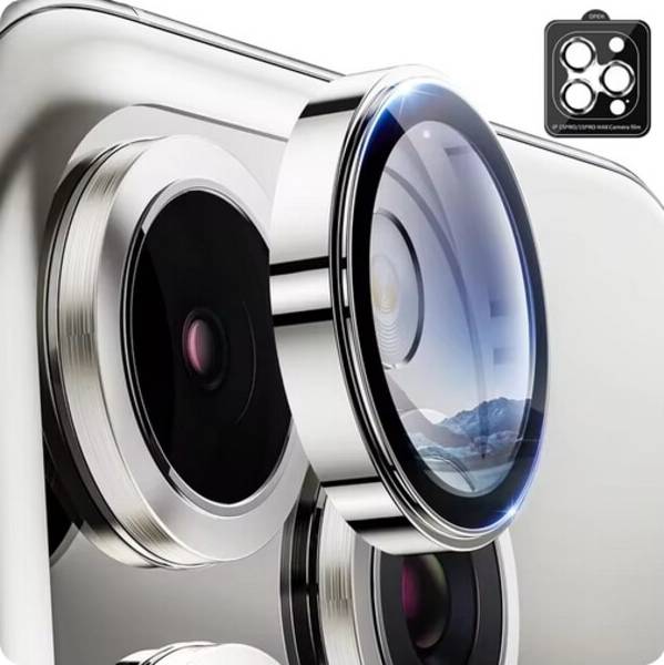 2-Pack Tempered Glass Camera Lens Protector