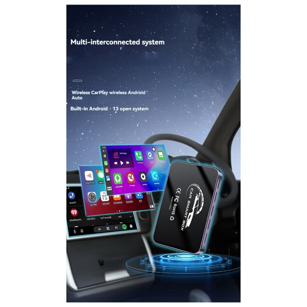 CarPlay AI Box Android 13 Wireless Auto Adapter