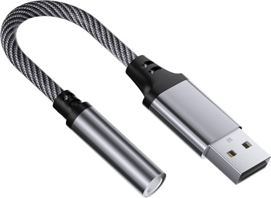 USB To 3.5mm Auditory Adapter External Sound Card