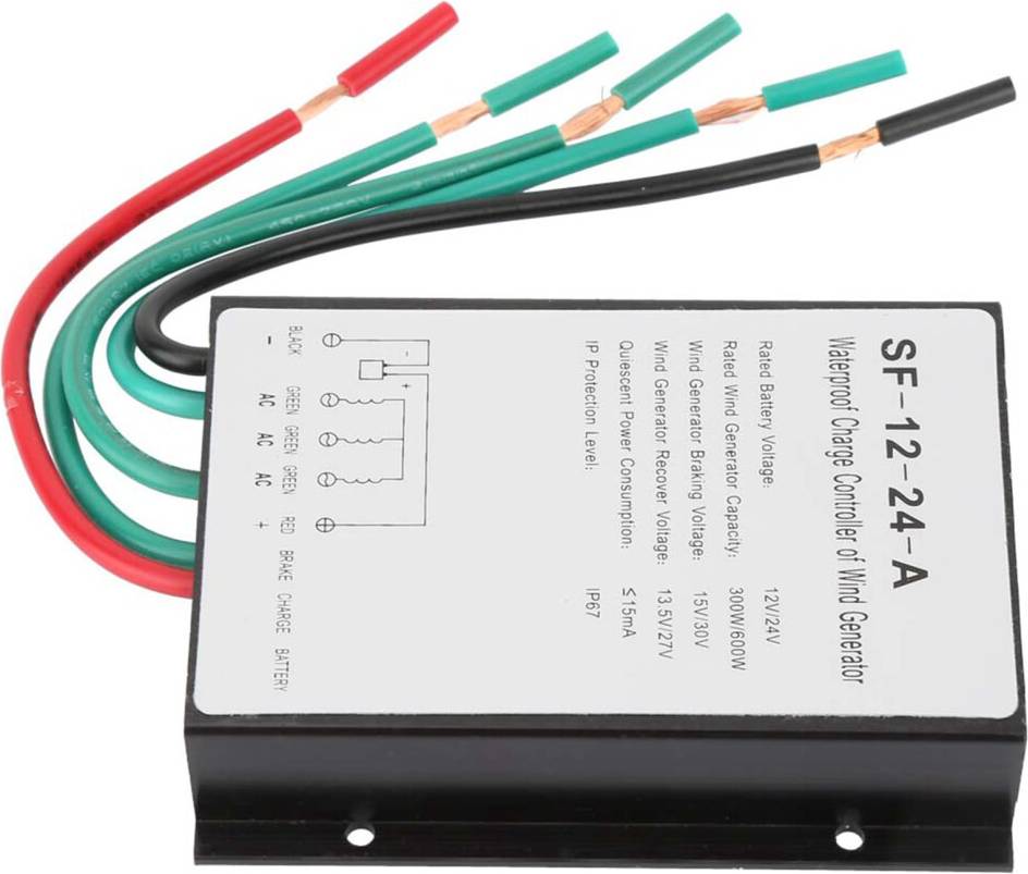 Solar Wind Hybrid Charge Controller 12V 24V LED Indicator MultiLayer