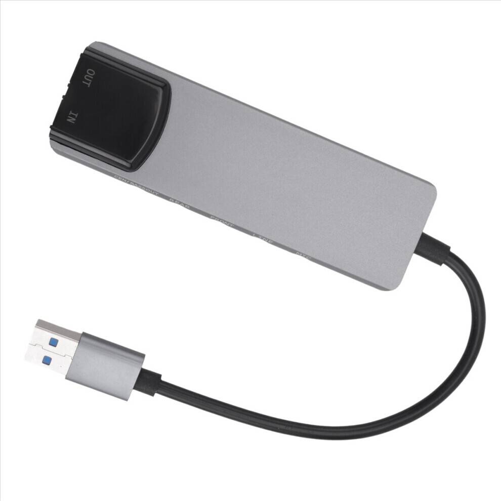 6-In-1 Computer Sound Card 5.1 USB