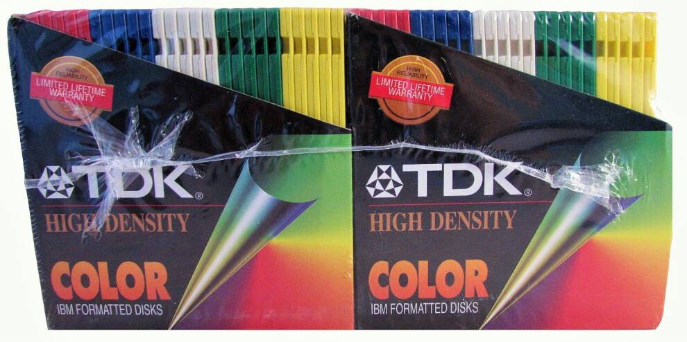 High Density Color IBM Formatted Disk 50