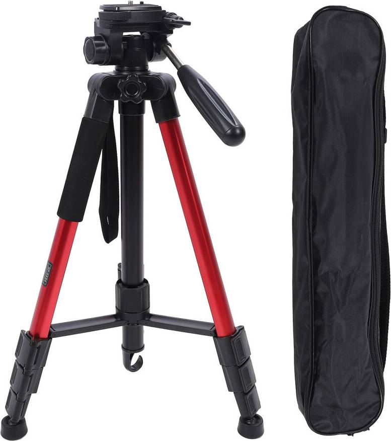 Adjustable Camera Tripod Height Smoother Rotation