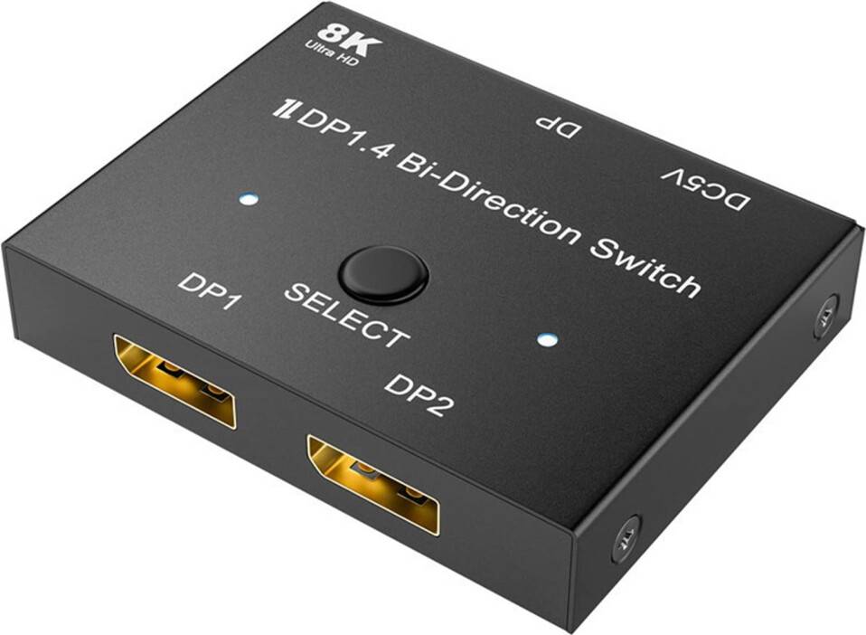 Bidirectional Switcher DP 1.4 2 In 1