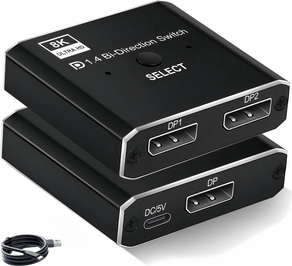 DisplayPort 8K Bi-Directional DP Switcher