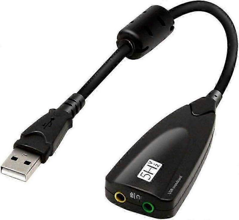 External USB Sound Card Audio Adapter