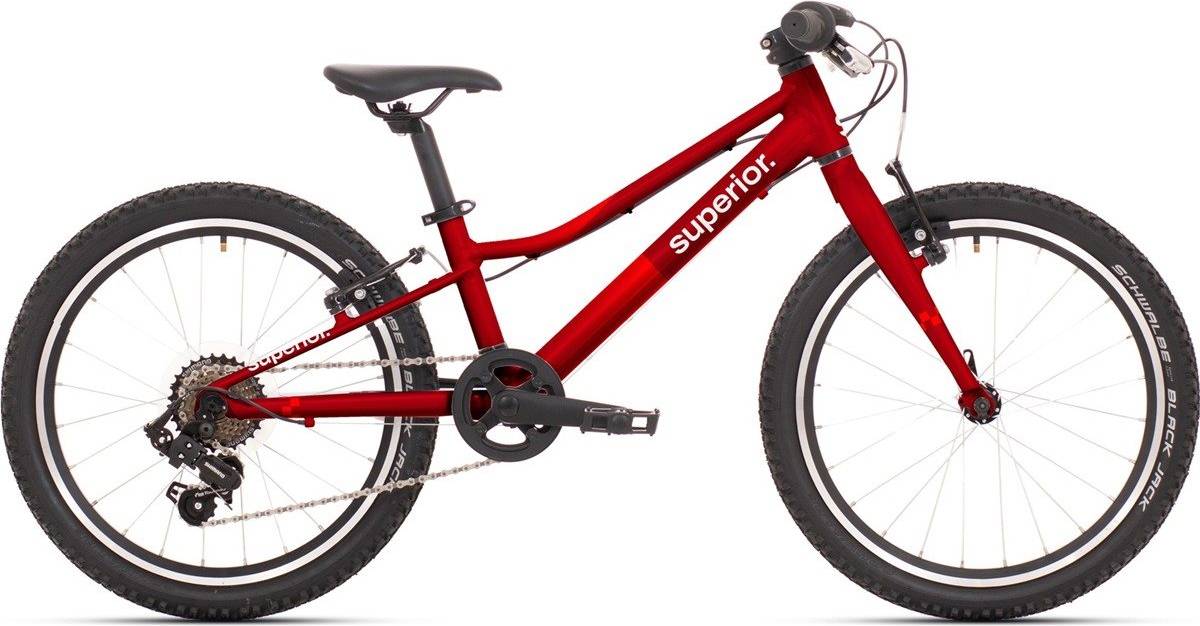 Superior Barncykel Racer 20 Gloss Racing Red