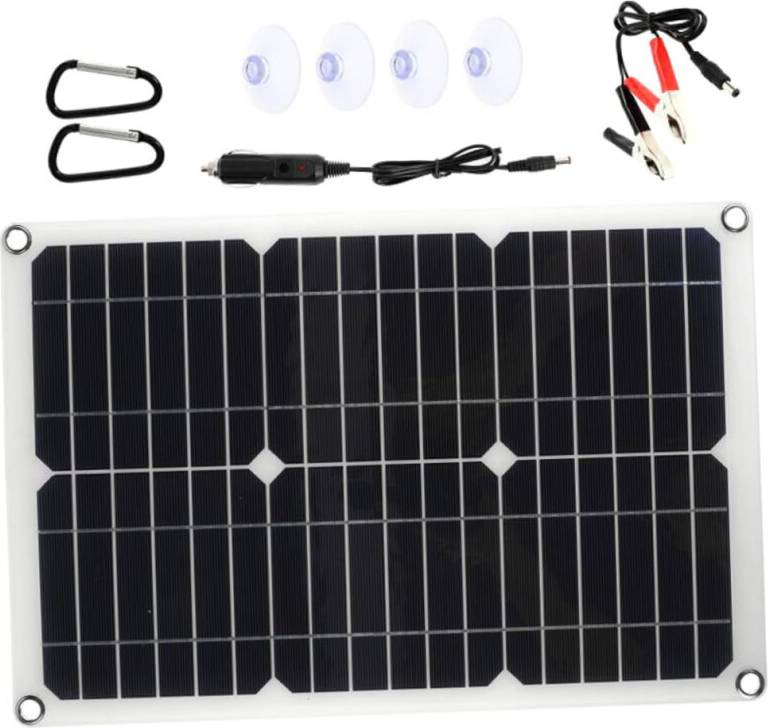 Waterproof Portable Solar Panel Charger Kit Dual USB