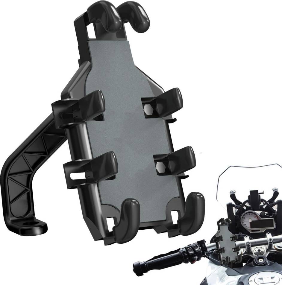 360 Rotation AntiShake Motorcycle Phone Mount