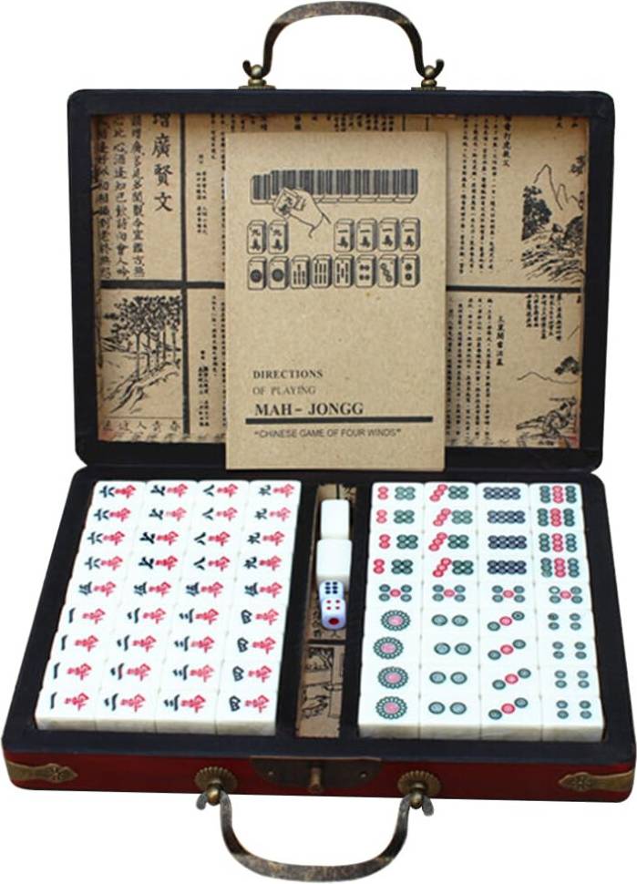 Portable Mahjong Set with Case