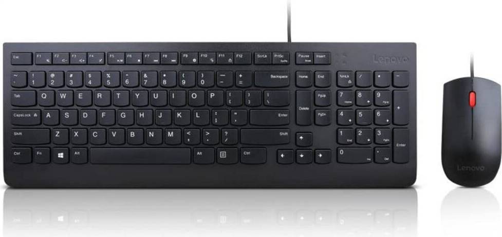 Essential Wired Keyboard Mouse Combo