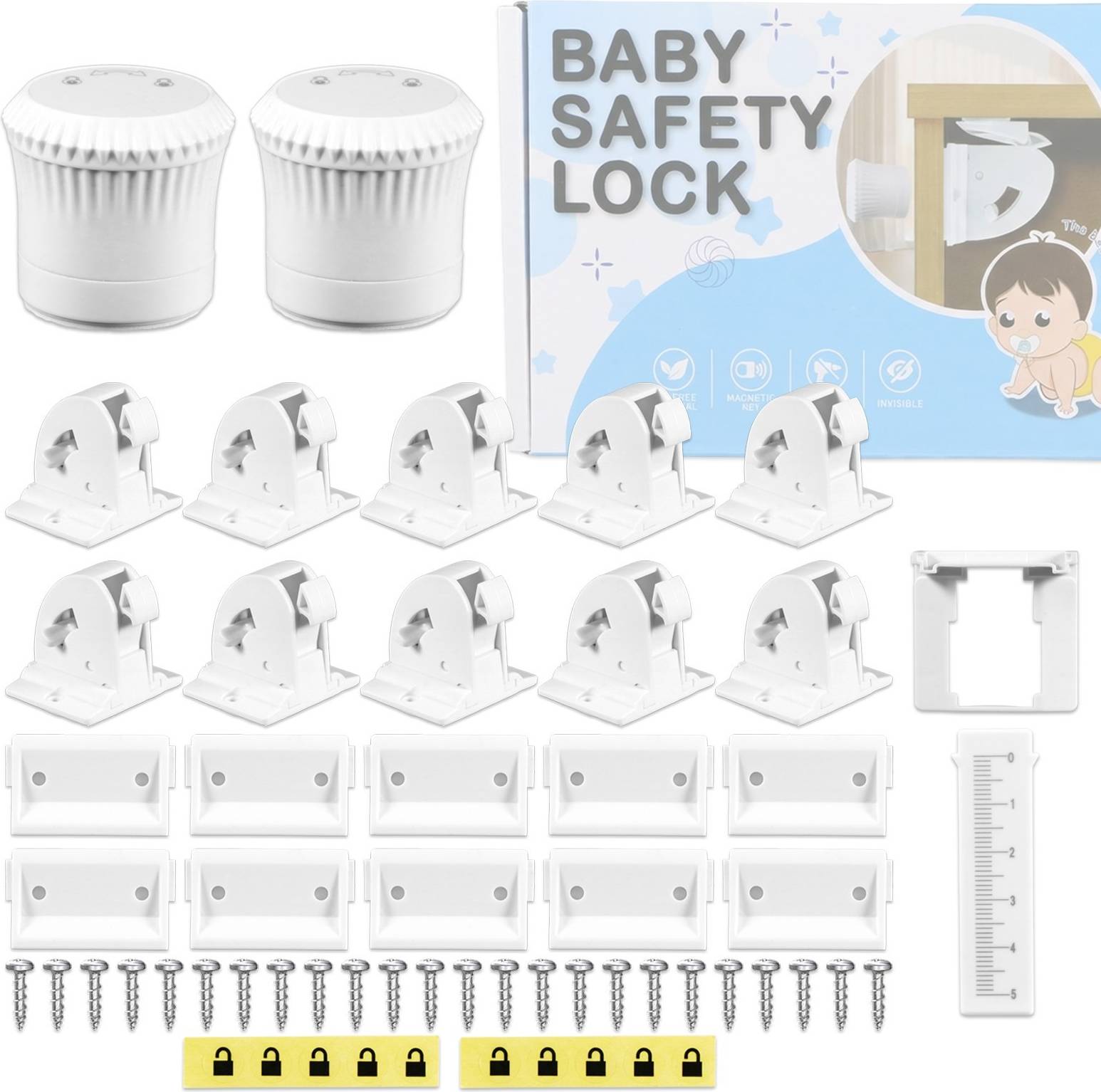 Spares2Go Magnetic Child Safety Lock Kit