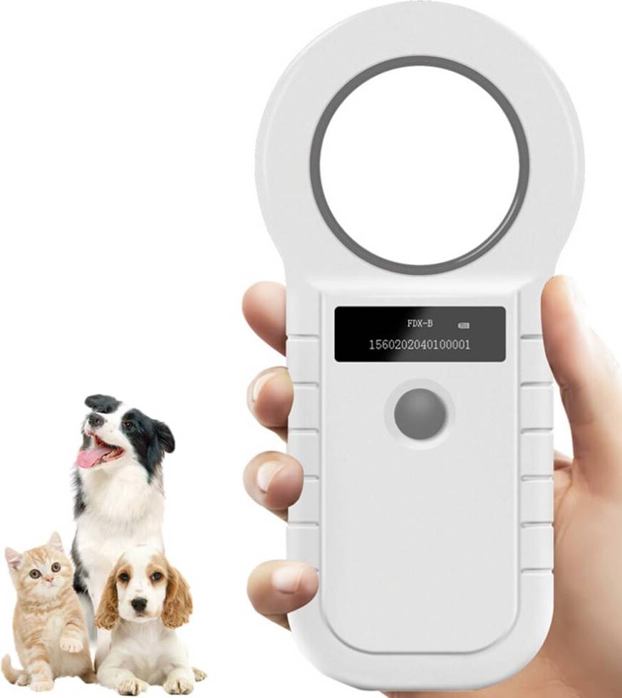 Portable Pet Microchip Scanner USB Handheld Reader