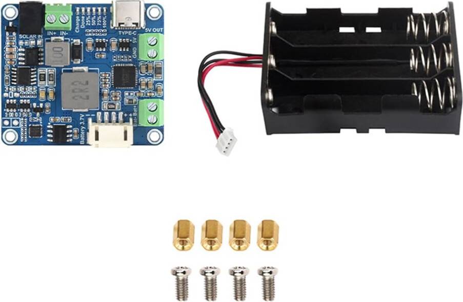 Solar Power Manager Module PCB Battery Case MPPT 6V-24V