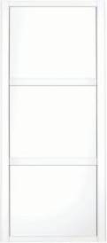 Spacepro 3 Panel Shaker White Frame 914mm