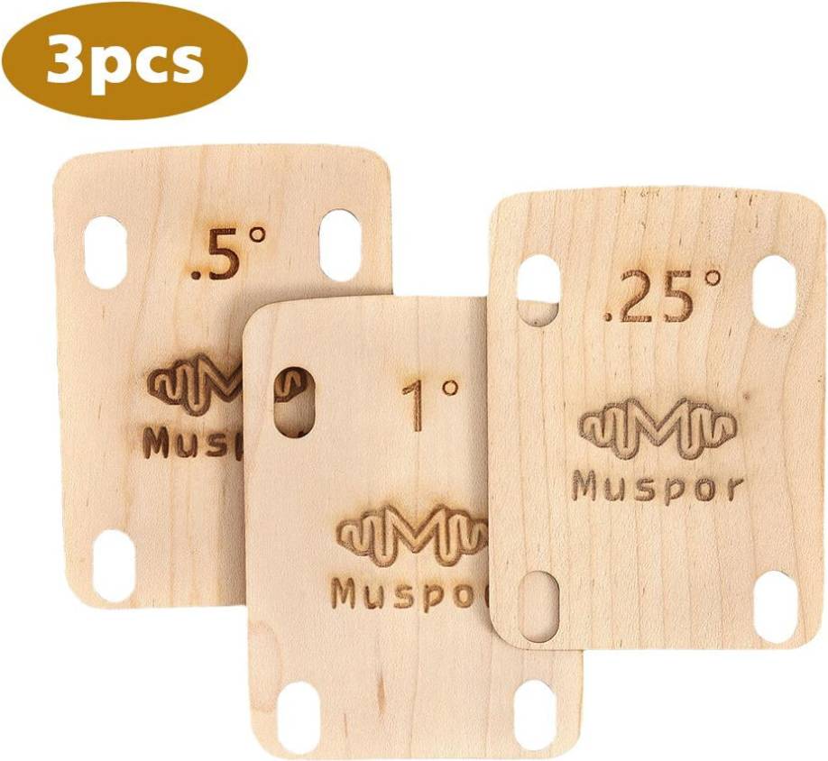 Solid Maple Neck Shims For Guitar
