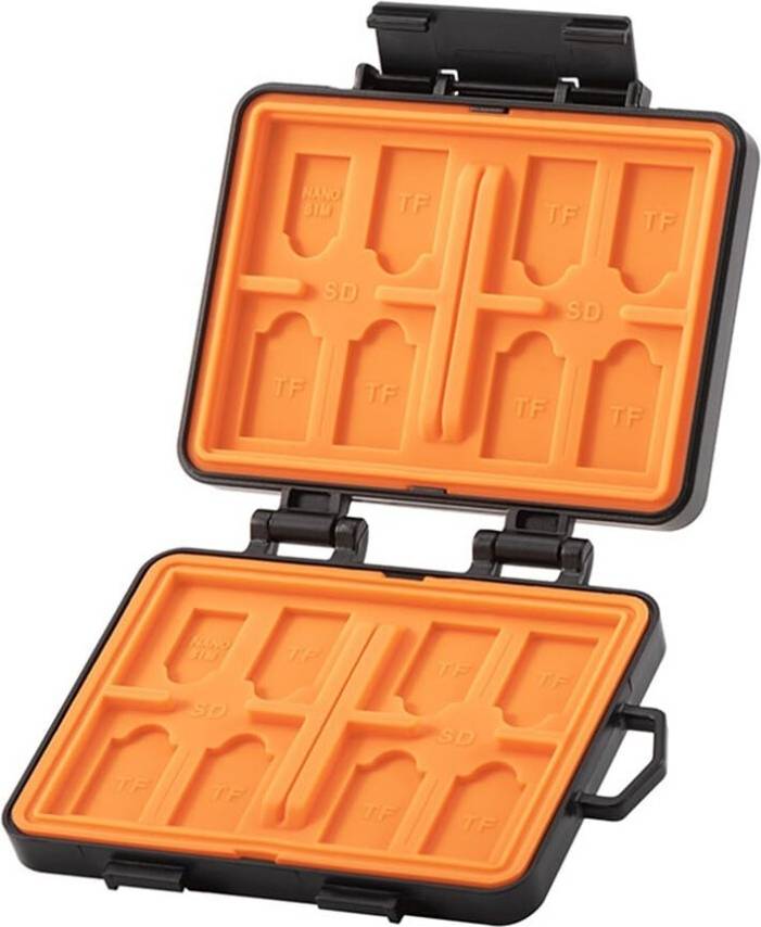 Memory Card Storage Box 24 Slots