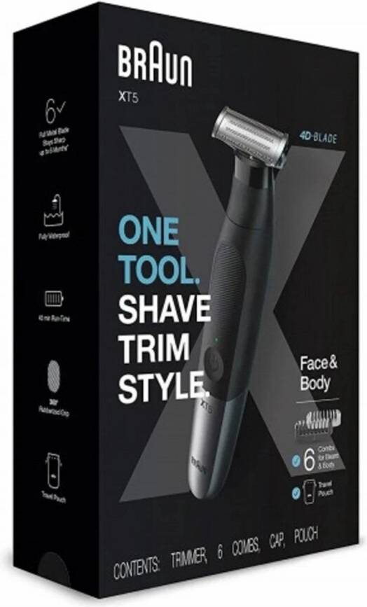 Braun face Braun XT5 Beard Razor Trimmer Face Body