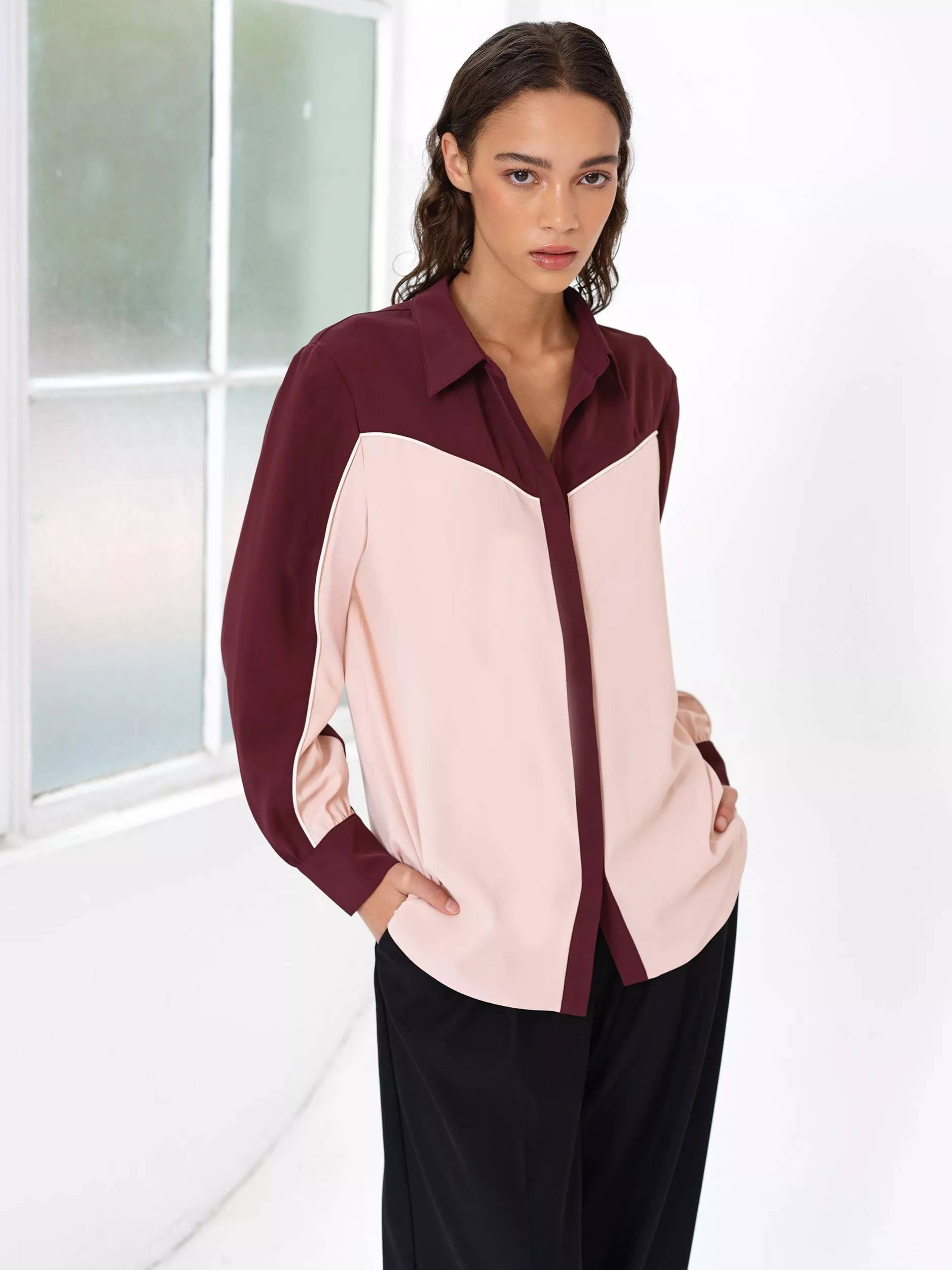 French Connection Hemd Mindy Rosa Regular Fit
