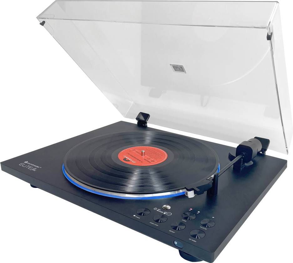 Vinyl spelare bluetooth Soundmaster Full-auto Bluetooth Skivspelare PL860SW