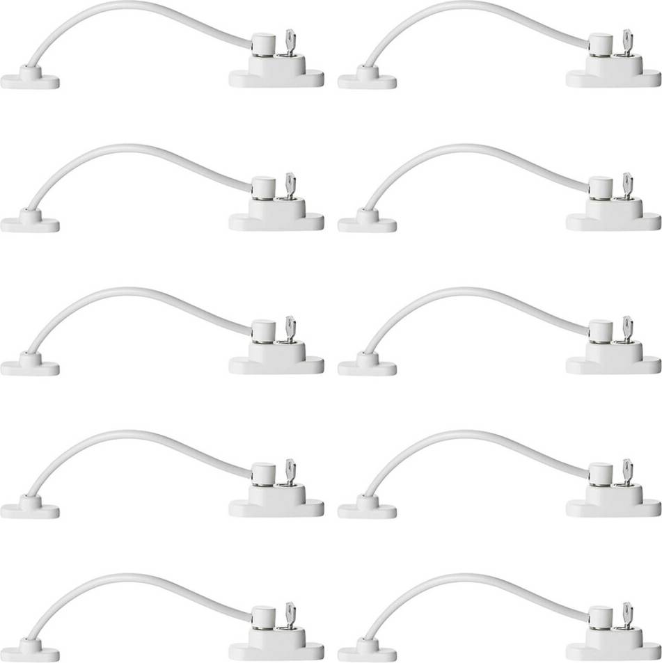Upvc window locks Window Restrictor Locks with Key for UPVC 20cm
