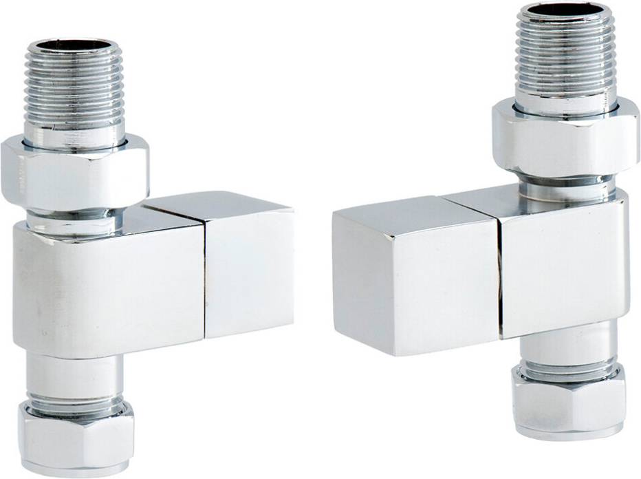 NRG Radiator Valves Straight Square Head 15mm