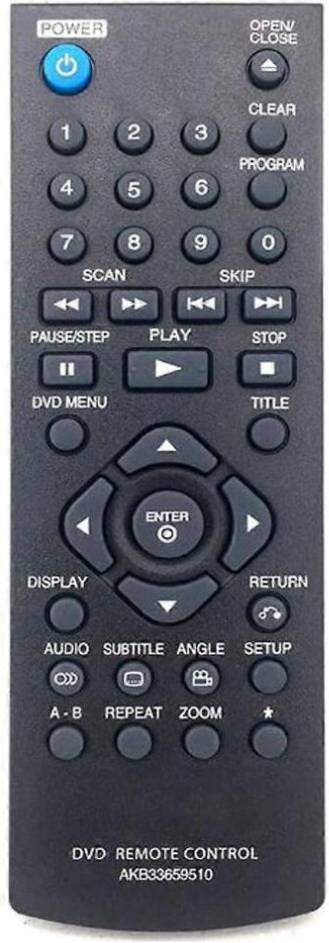 Remote Control Compatible LG DVD
