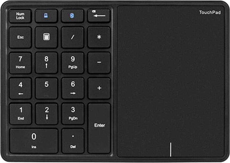 Bluetooth Numeric Wireless Keyboard With Touchpad