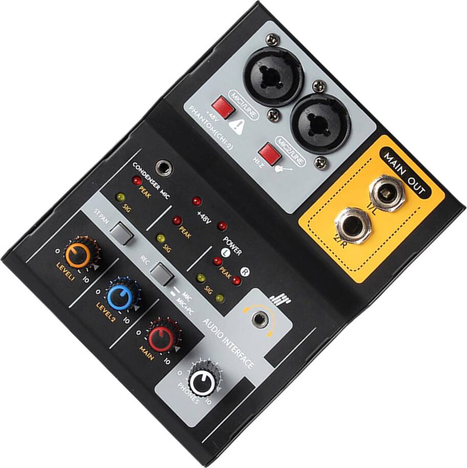 Studio usb 2 Channel Studio Mixer USB Audio Interface