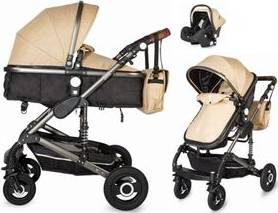 Carro De Bebé Trío Convertible Hapi Riley Beige