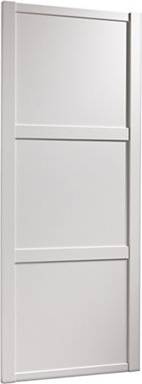 Spacepro 3 Panel White Sliding Door Wardrobe