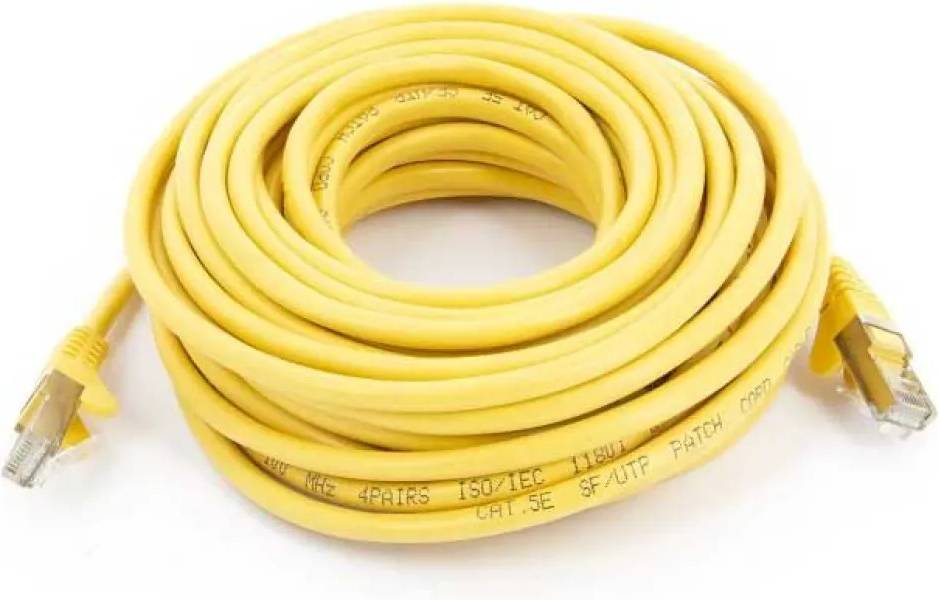 RJ45 10 M Rdif-BPJP Patch Cable Geel