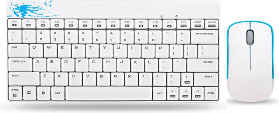 Wireless Mini Keyboard Mouse Set 1200DPI