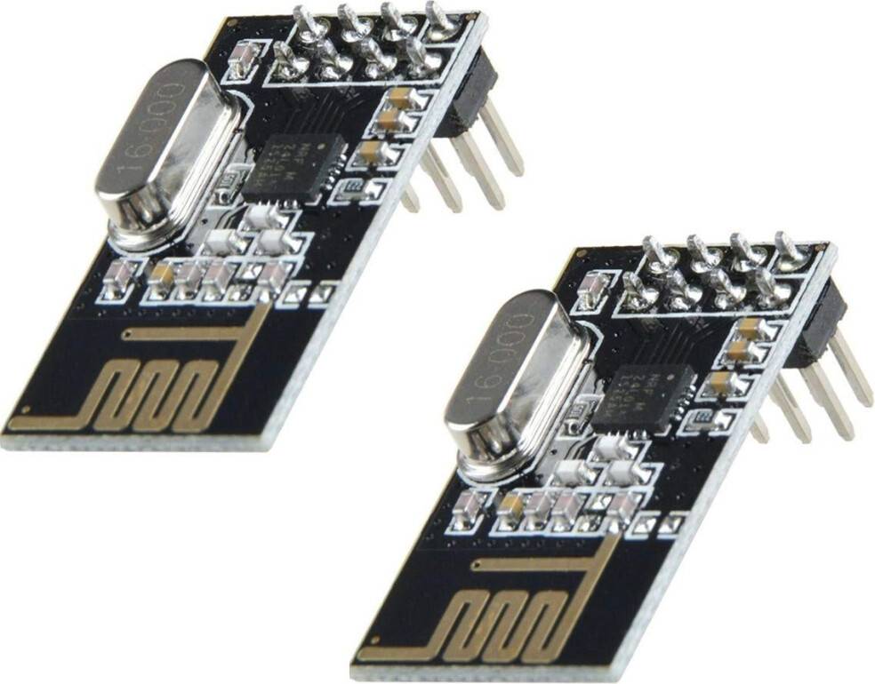 NRF24L01 Wireless Transceiver Module 2 Pack